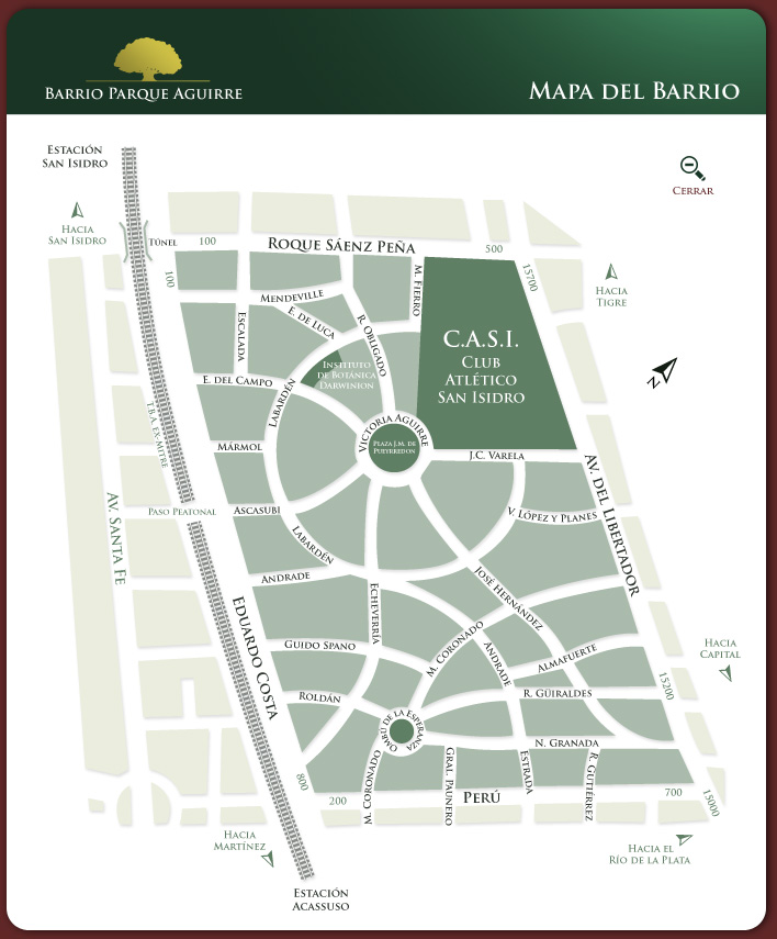 Mapa Barrio Parque Aguirre